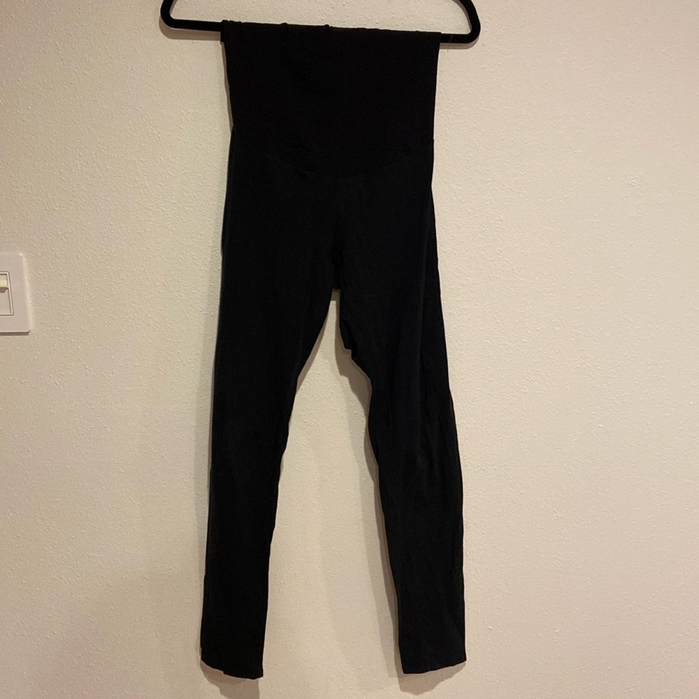 Maternity footless tights, size large.